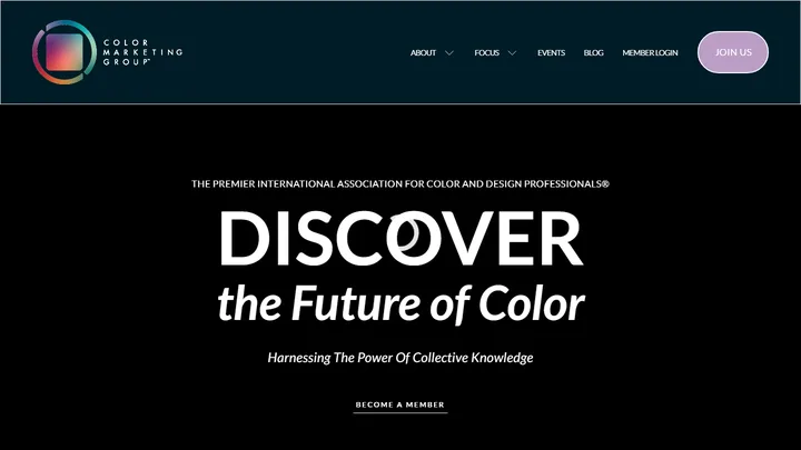 Color Marketing Group 첫 화면
